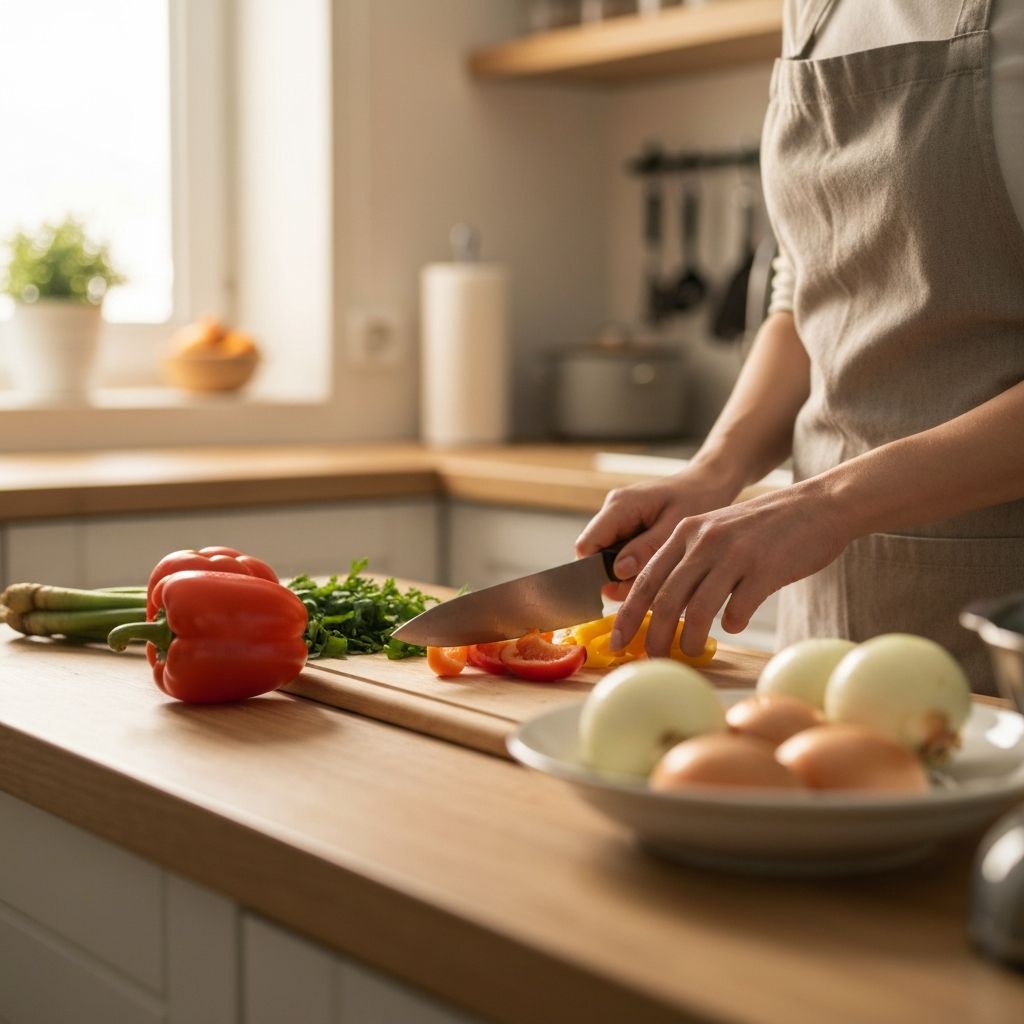 Hemmakök med matberedning